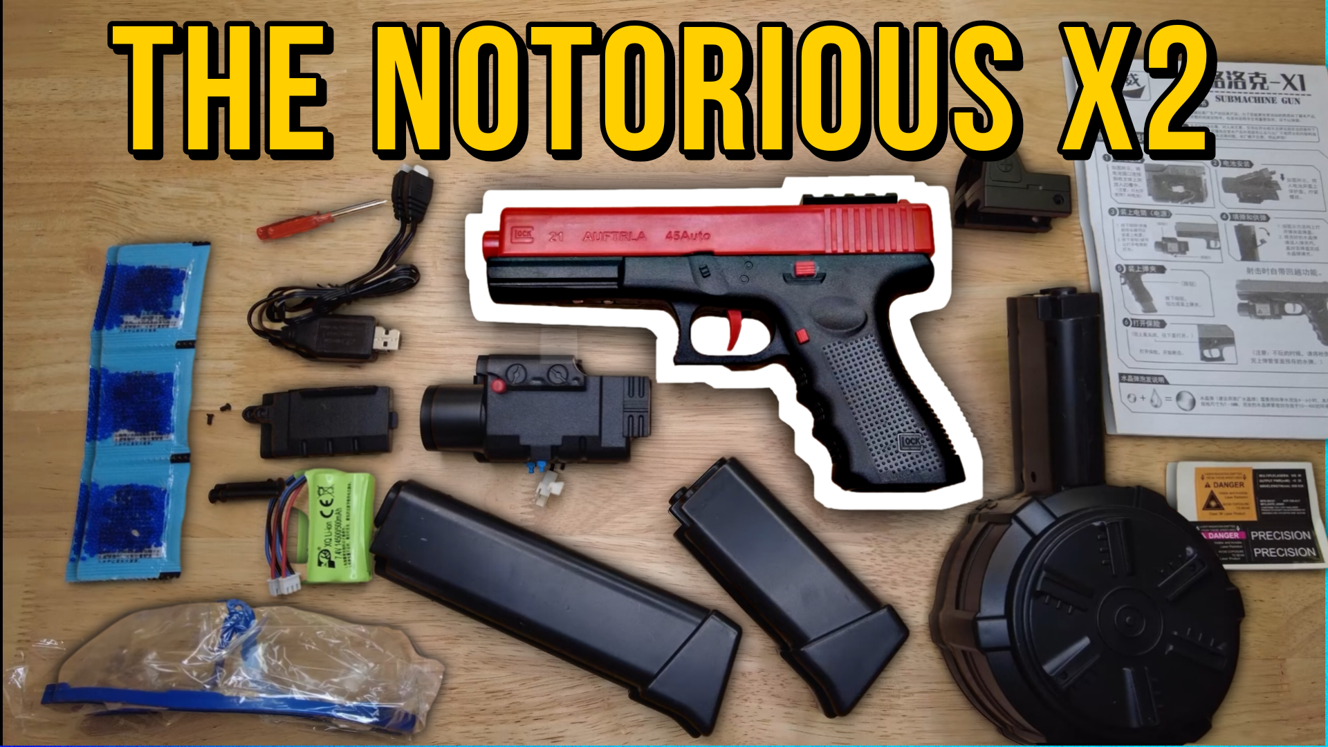 Watch What's In The Box?! X2 GLOCK GEL BLASTER Unboxing and Review